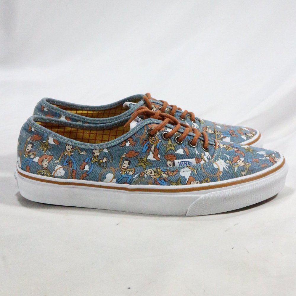 VANS Authentic Toy Story Woody True White Sneakers Sz 10.5 US Men - Picture 5 of 13